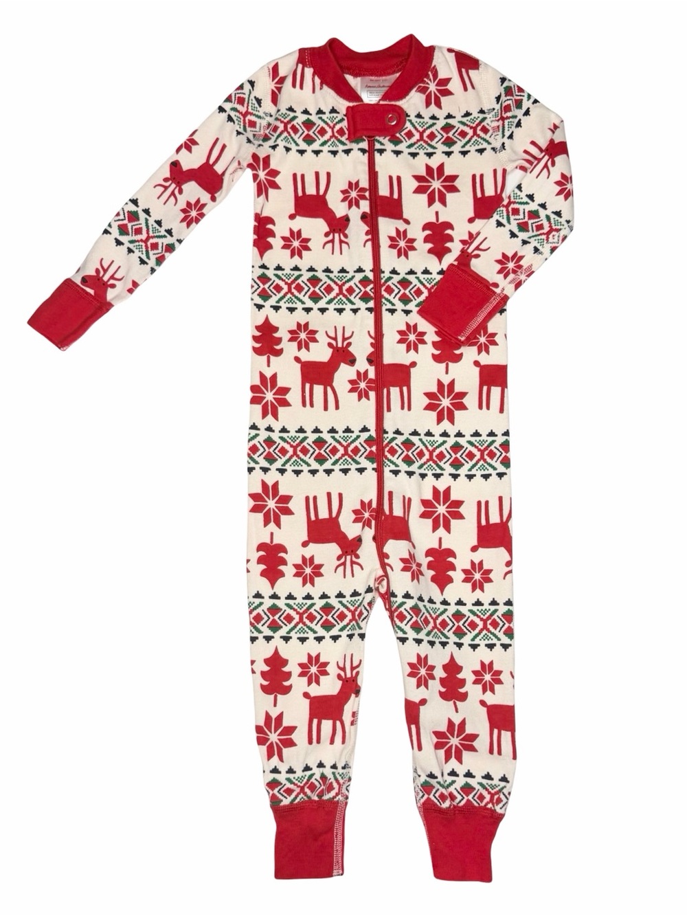 Hanna Andersson Dear Deer Long Johns Pajamas